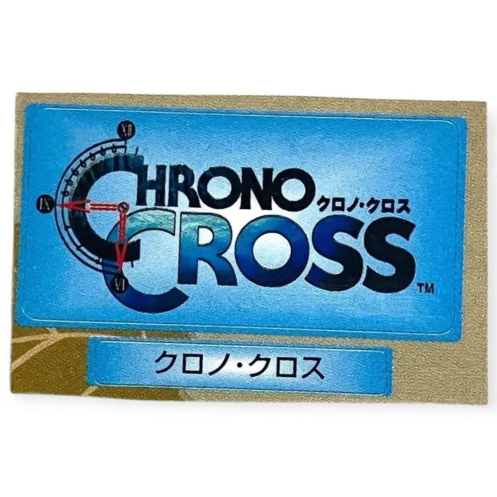 Sony PlayStation 1 PS1 Chrono-Cross Official Japanese Memory Card Sticker